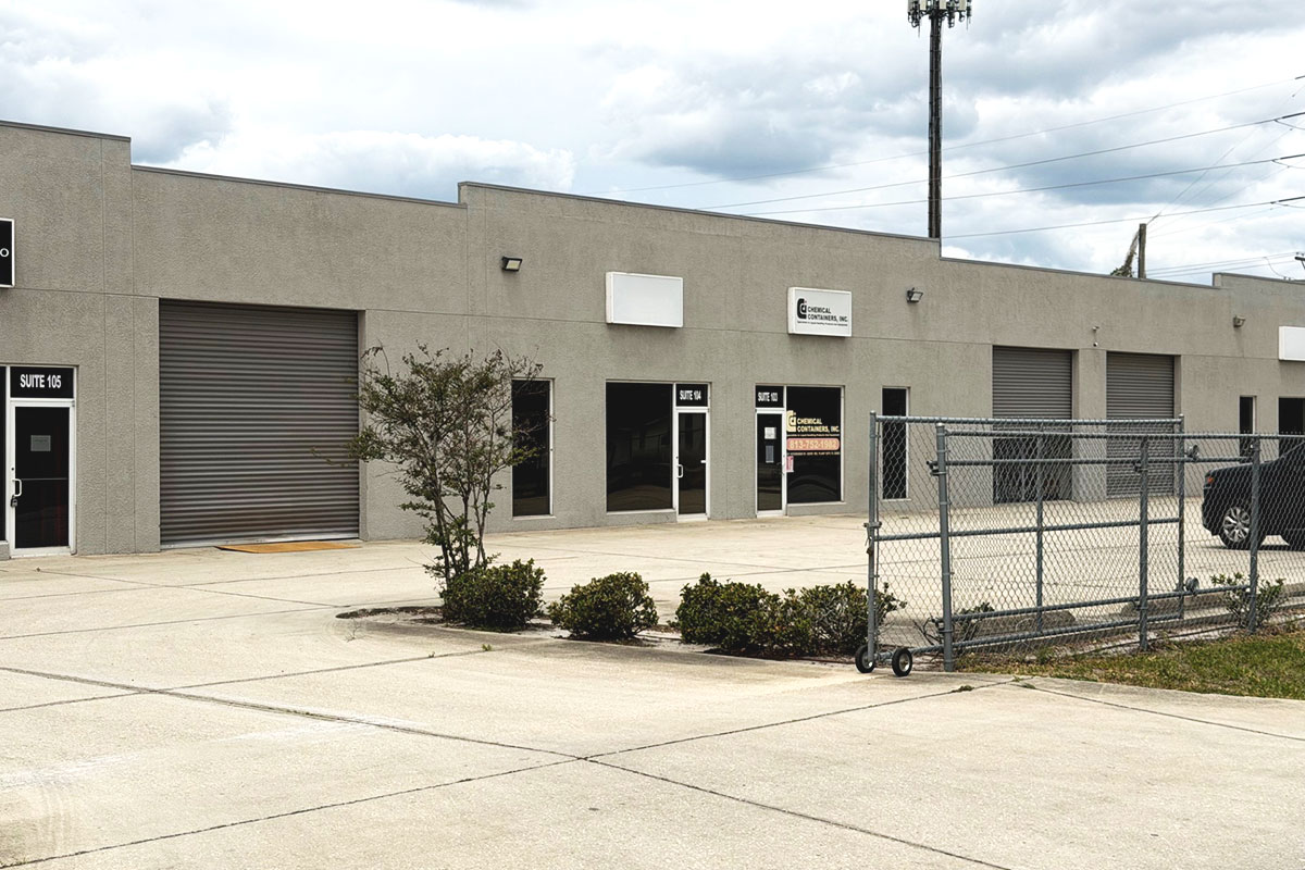Chemical Containers Plant City store - storefront on Hitchcock